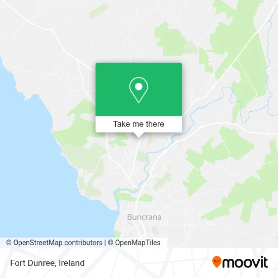 Fort Dunree map