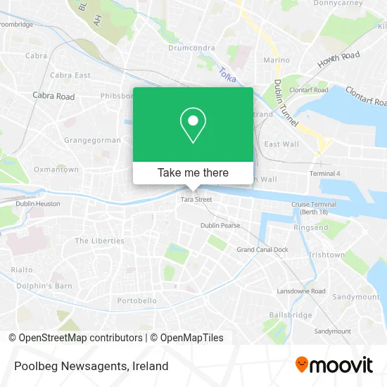 Poolbeg Newsagents map
