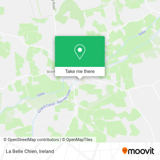 La Belle Chien map
