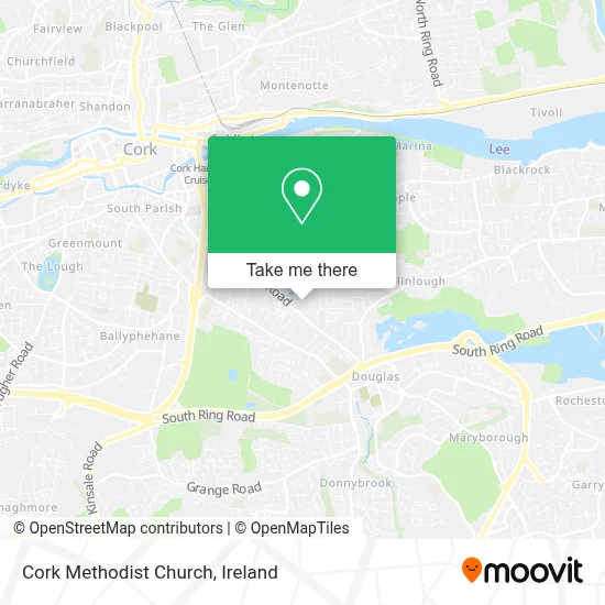 Cork Methodist Church map