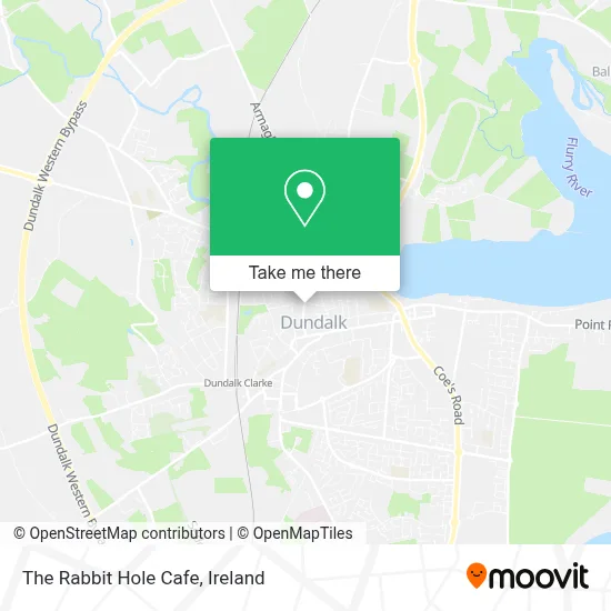 The Rabbit Hole Cafe map