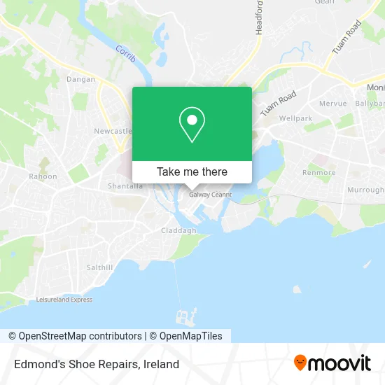 Edmond's Shoe Repairs map