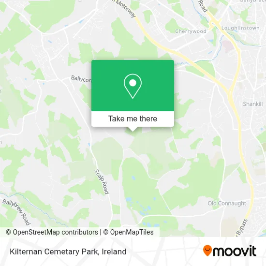 Kilternan Cemetary Park map