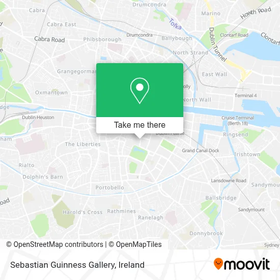 Sebastian Guinness Gallery map