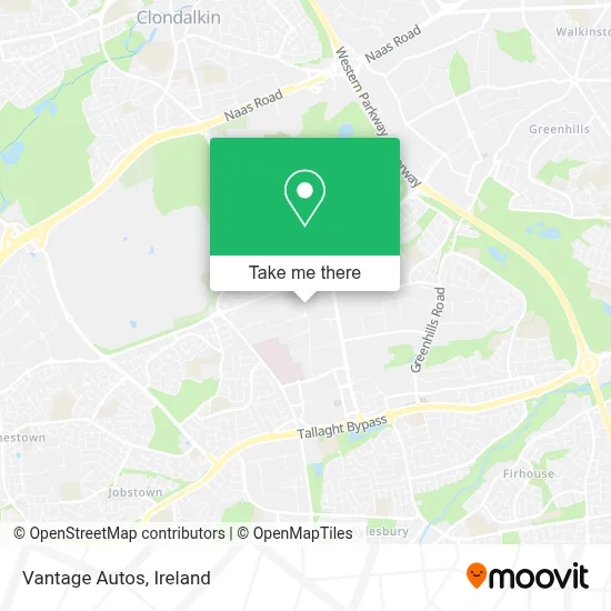 Vantage Autos map
