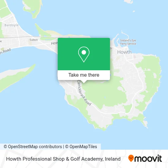 Howth Professional Shop & Golf Academy map