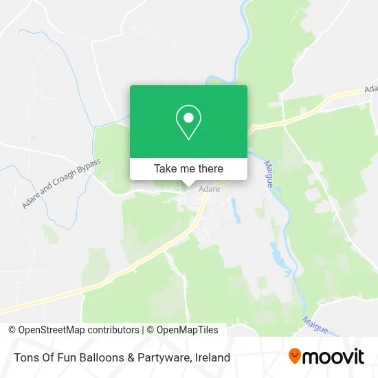Tons Of Fun Balloons & Partyware map