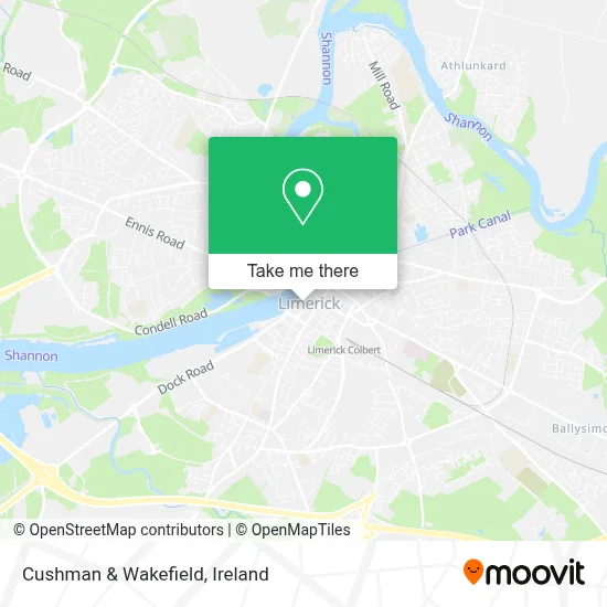 Cushman & Wakefield map