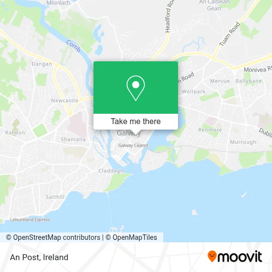 An Post map