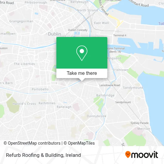 Refurb Roofing & Building map