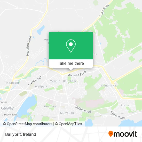 Ballybrit map
