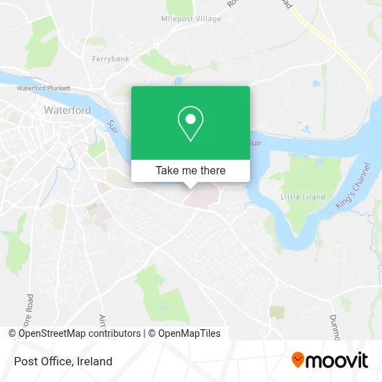 Post Office map