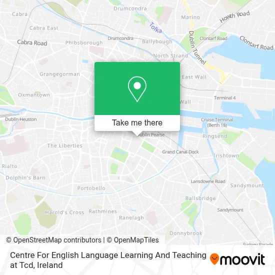 Centre For English Language Learning And Teaching at Tcd map