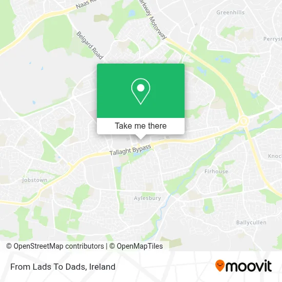 From Lads To Dads map