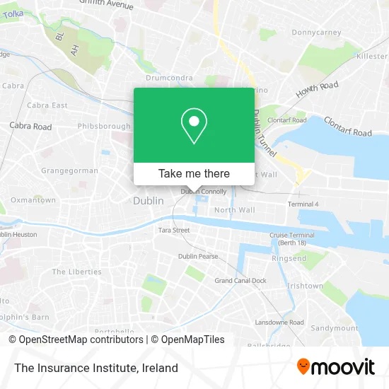 The Insurance Institute map