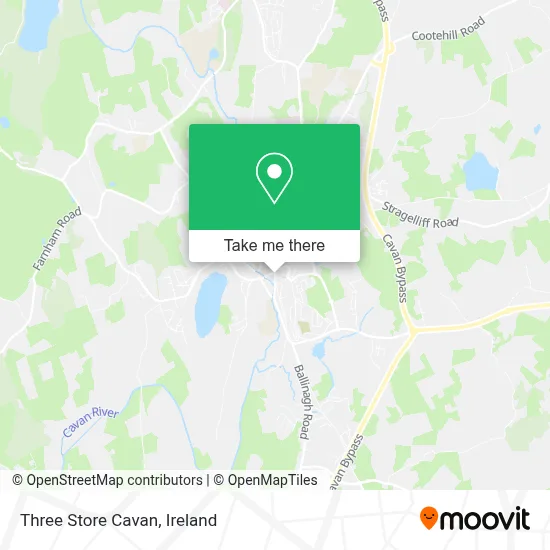 Three Store Cavan map
