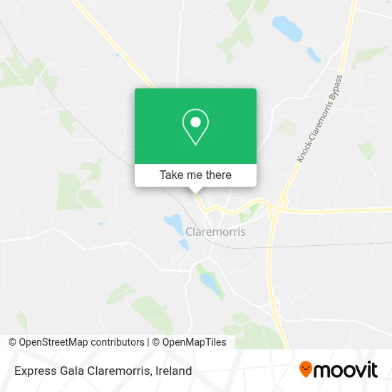 Express Gala Claremorris map