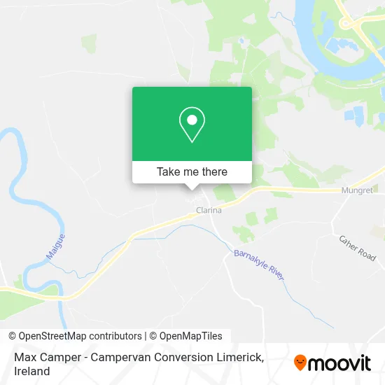 Max Camper - Campervan Conversion Limerick map