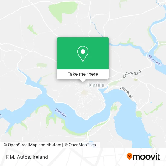 F.M. Autos map