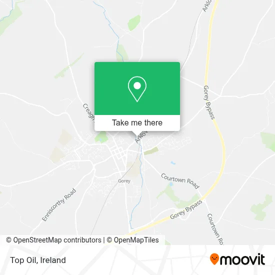Top Oil map