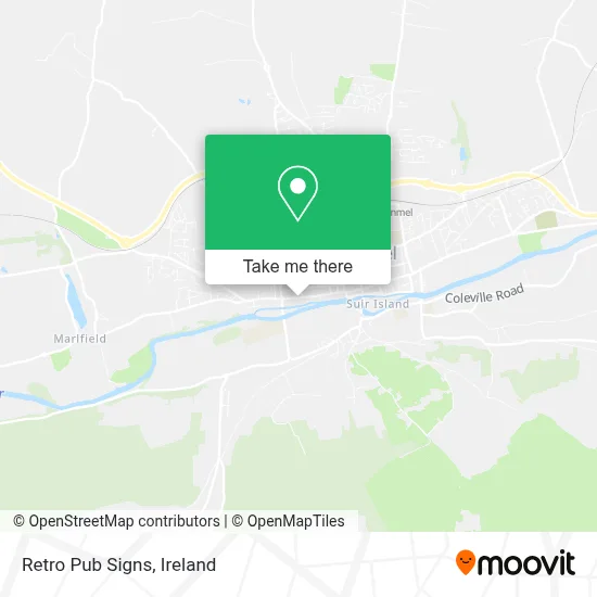 Retro Pub Signs map