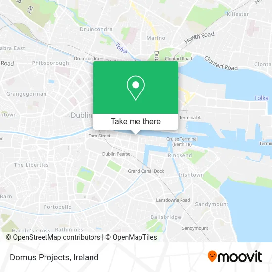 Domus Projects map