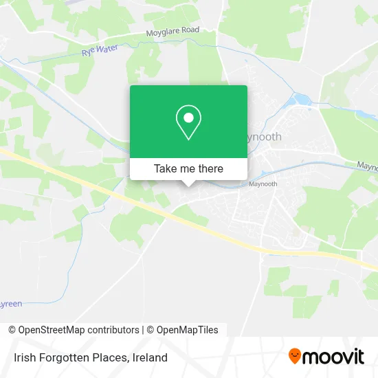 Irish Forgotten Places map