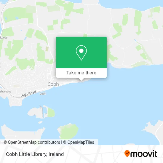 Cobh Little Library map