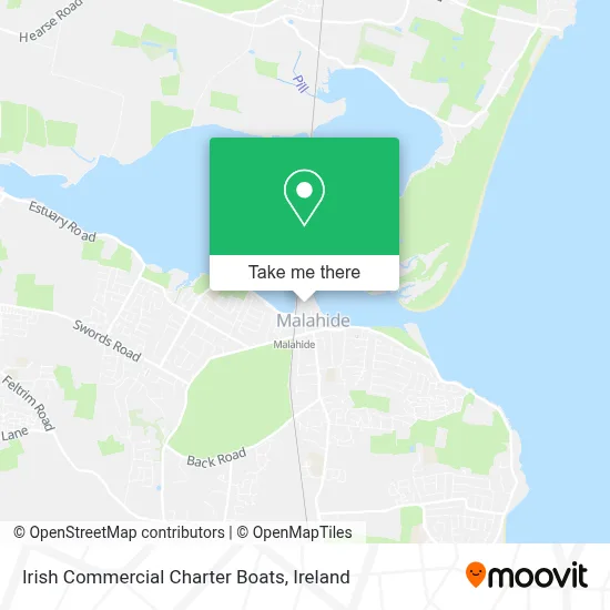 Irish Commercial Charter Boats map