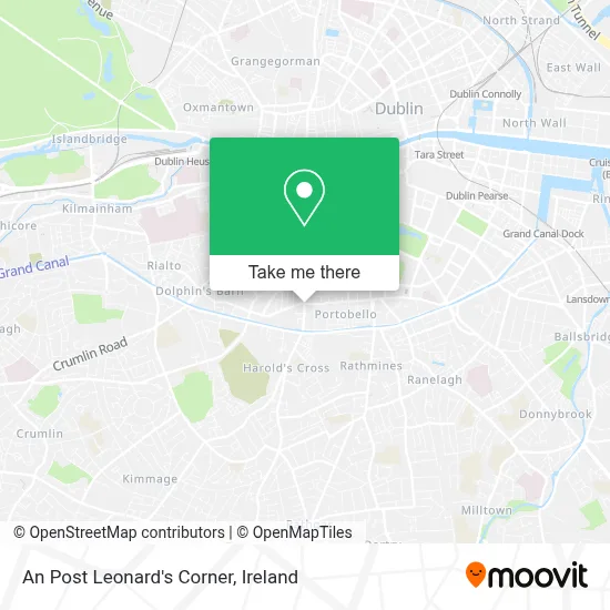 An Post Leonard's Corner map