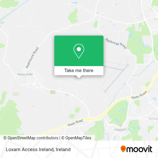 Loxam Access Ireland map