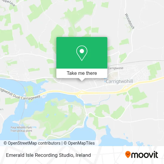 Emerald Isle Recording Studio map
