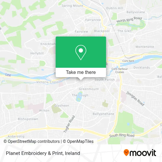 Planet Embroidery & Print map