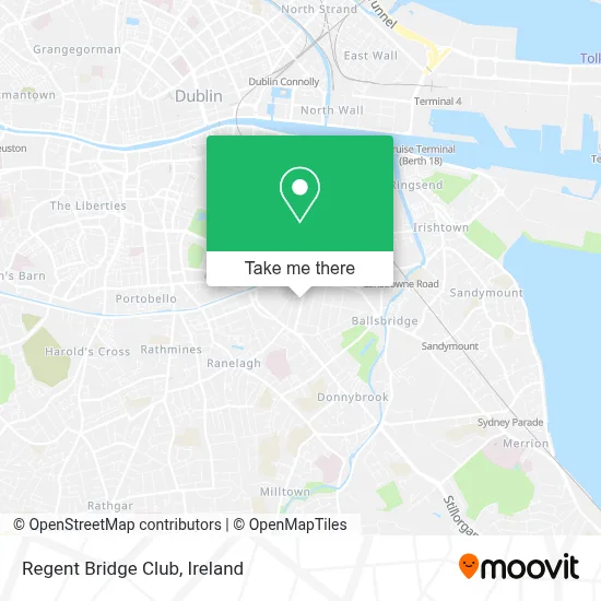 Regent Bridge Club map