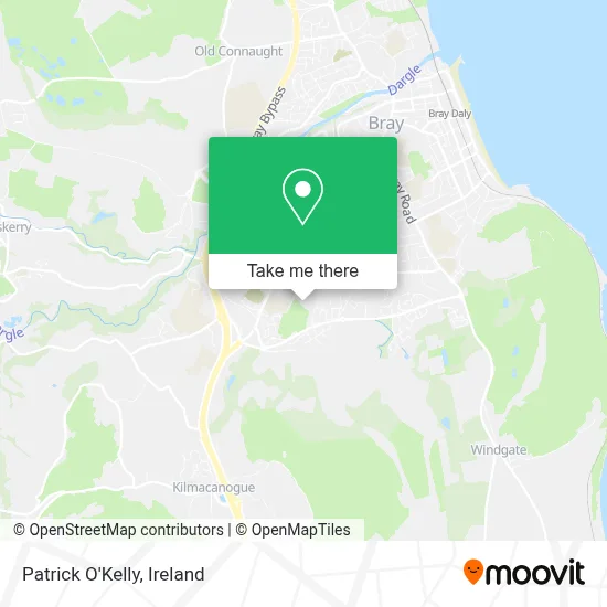 Patrick O'Kelly map