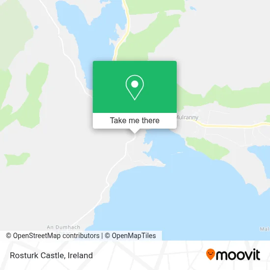 Rosturk Castle map