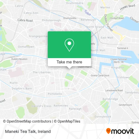 Maneki Tea Talk map