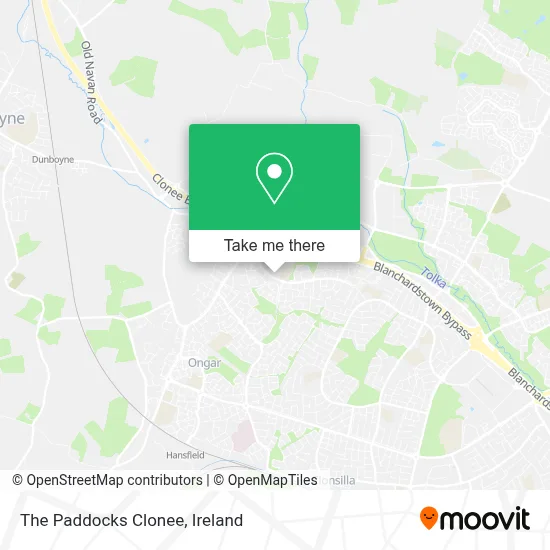 The Paddocks Clonee map