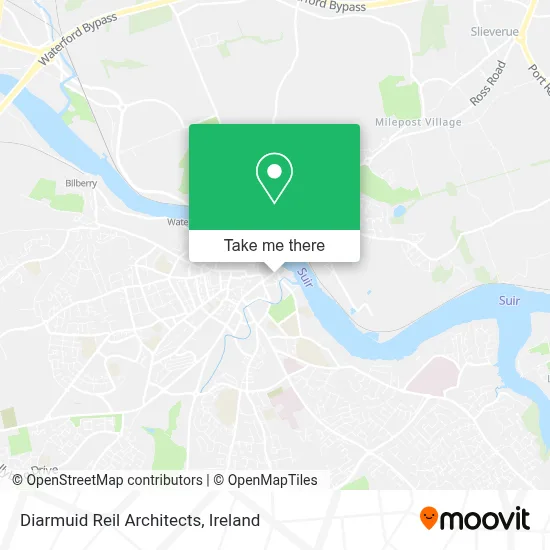 Diarmuid Reil Architects map