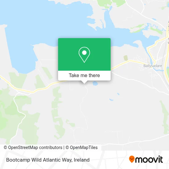 Bootcamp Wild Atlantic Way map