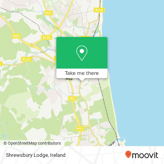 Shrewsbury Lodge map