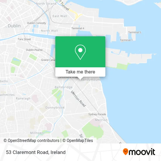 53 Claremont Road map