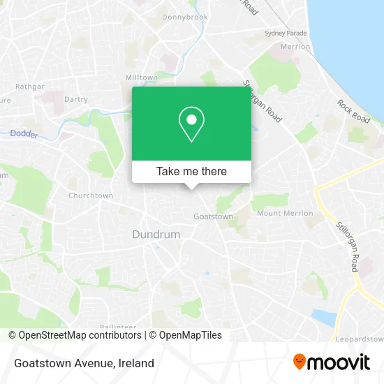 Goatstown Avenue map