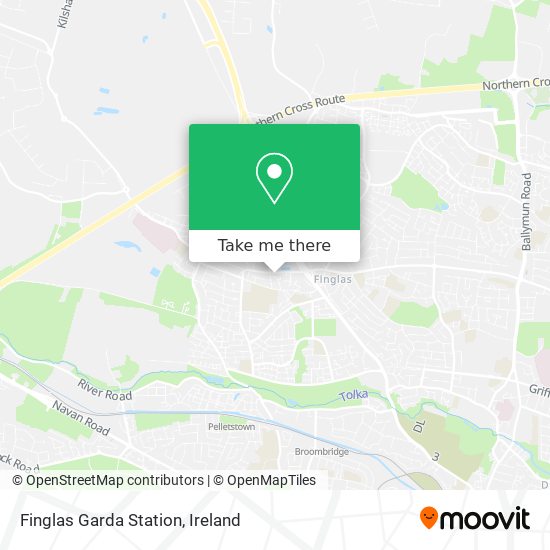 Finglas Garda Station map