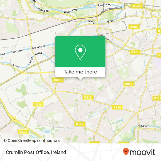 Crumlin Post Office map