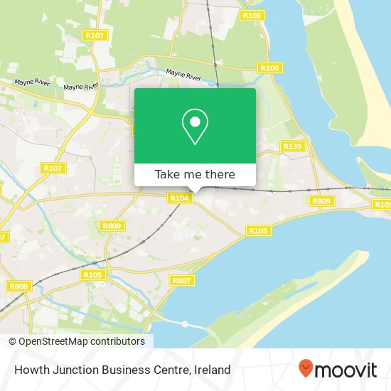 Howth Junction Business Centre map