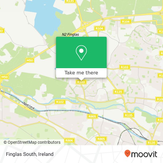 Finglas South map