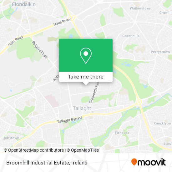 Broomhill Industrial Estate map