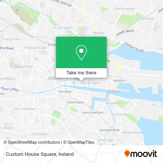 Custom House Square map