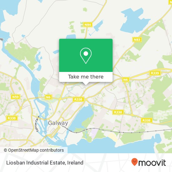 Liosban Industrial Estate map